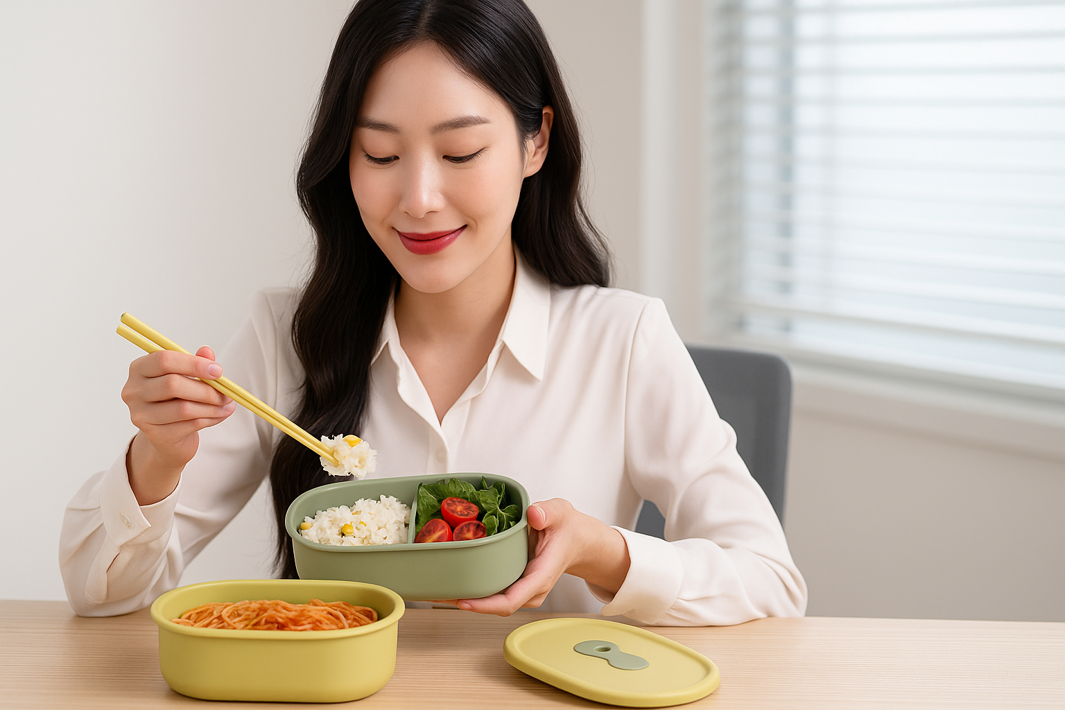 도시락통 바꿨을 뿐인데, 점심시간이 기다려집니다 – 파미레 실리콘 도시락통 사용기